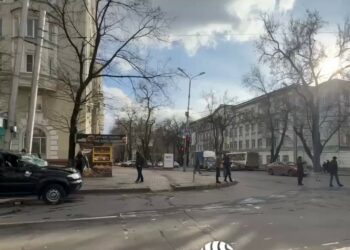 На Университетской произошло ДТП с перевёртышем