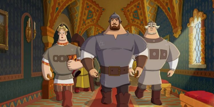 Три Богатыря и Пуп Земли — новый мультфильм о русских богатырях