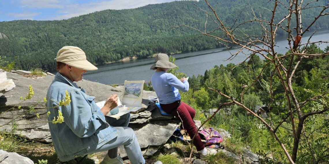 Художники из ДНР приняли участие в пленэрах в Хакасии