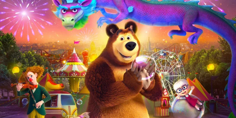 Мультфильм «Маша и Медведь в кино: Парк чудес» в кинотеатрах ДНР